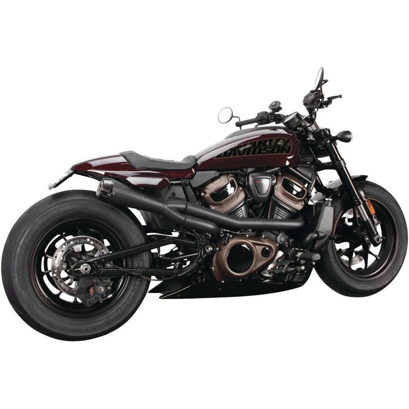 Load image into Gallery viewer, Two Brothers Racing 2-Into-1 Comp-S Exhaust Black For Harley-Davidson Sportster S 2021-2022
