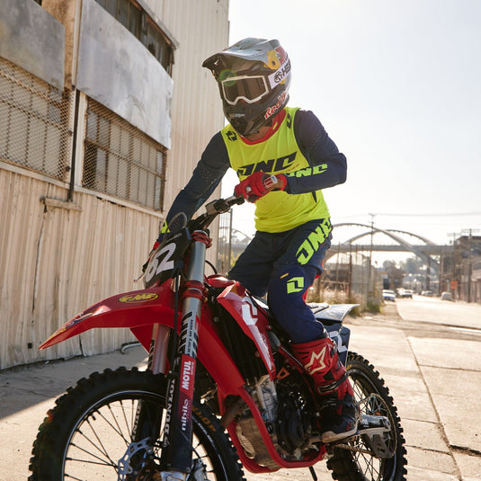 One Industries X197 Motocross Pants -  Neon Navy