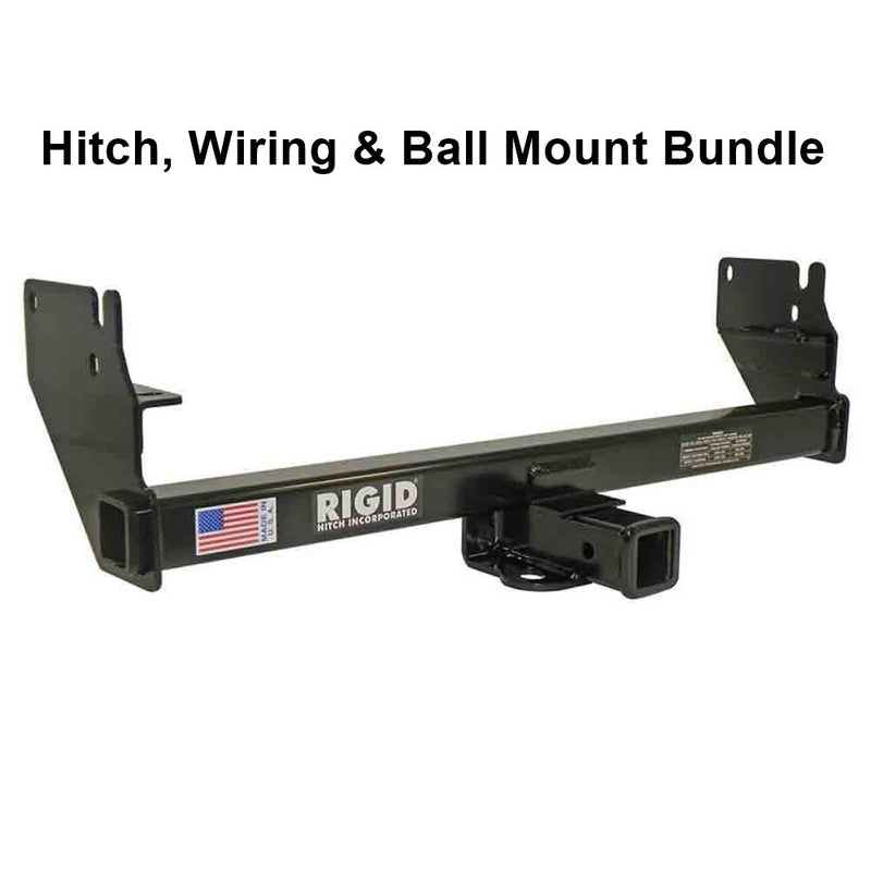 Load image into Gallery viewer, Rigid Hitch (R3-0512) Class III 2 Inch Receiver Trailer Hitch Bundle - Includes Ball Mount and Custom Wiring Harness fits 2005-2015 Toyota Tacoma Pickups (Except X-Runner)

