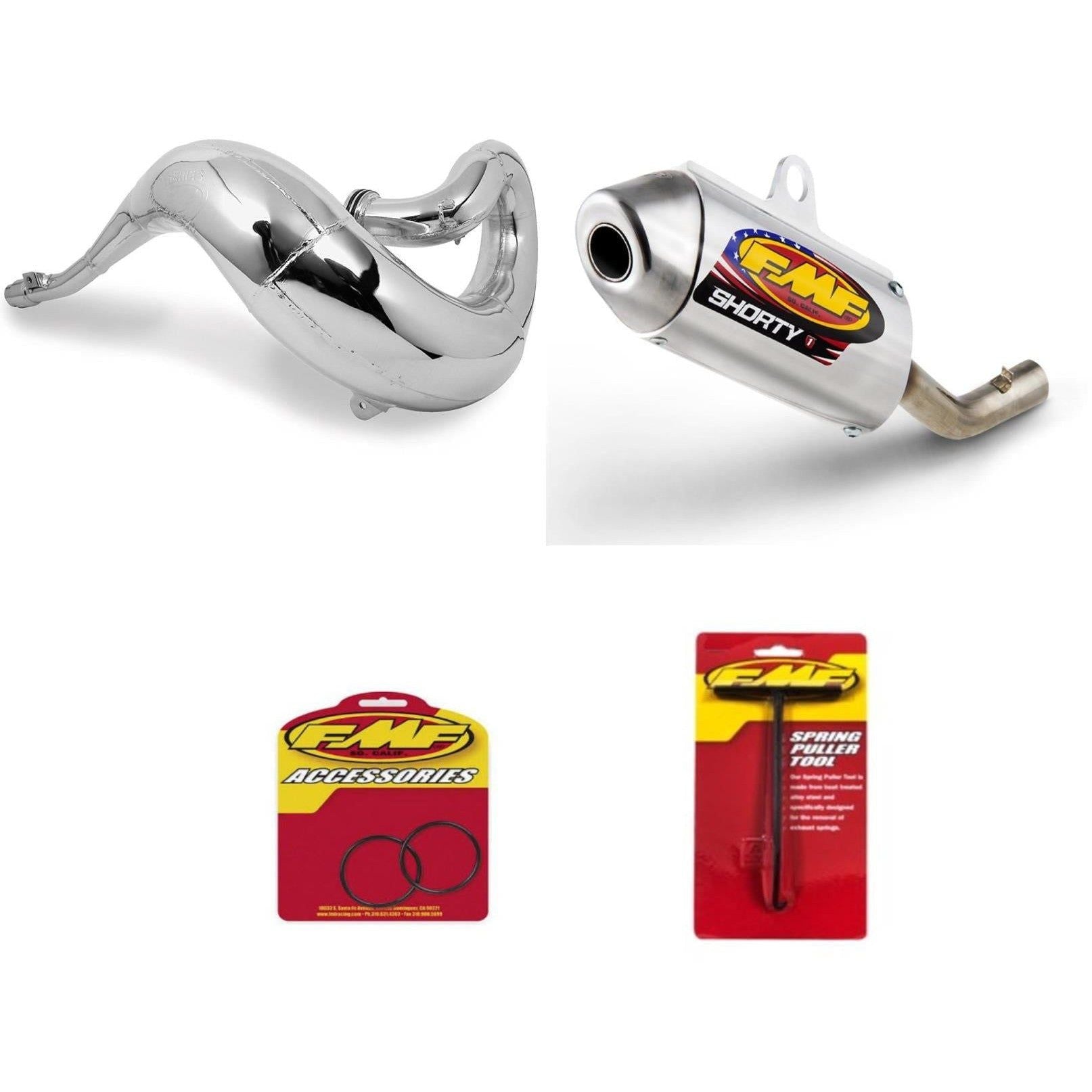 Shorty Silencer Fatty Exhaust Pipe & O-Ring Kit for KTM 300 XC-W 2006-2010