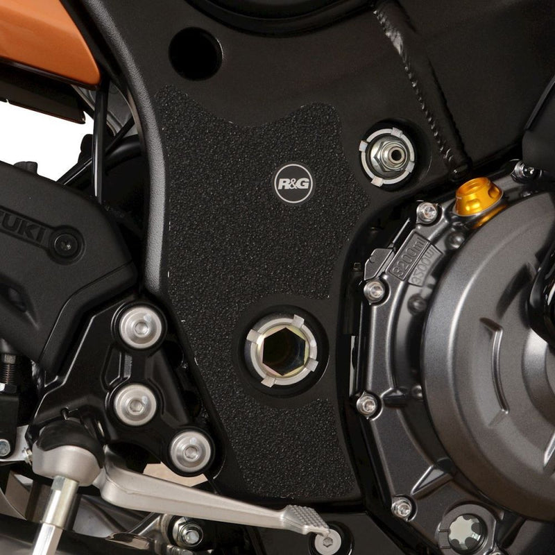Load image into Gallery viewer, R&amp;G Racing Black Boot Guard Kit For 2021-2024 Suzuki Hayabusa 25th AE
