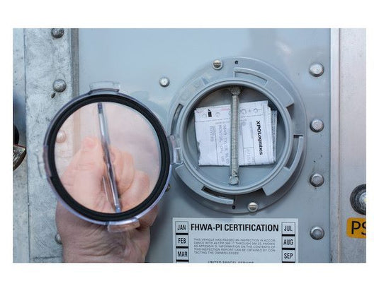 Plastic Document Holder, Round with Clear Cover