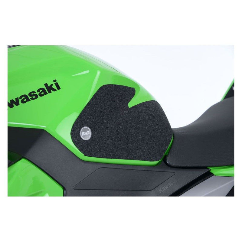 Load image into Gallery viewer, R&amp;G Racing Black Tank Traction Grips For 2018-2020 Kawasaki Ninja 250
