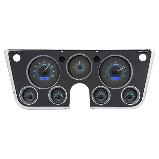 Dakota Digital 1967-1972 Chevrolet VHX Gauge Kit with Analog Clock VHX-67C-PA