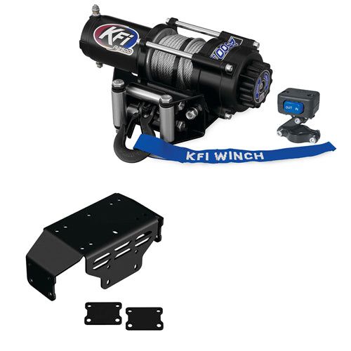 Load image into Gallery viewer, 2500lb KFI Winch Mount Combo Kit 2015-2018 Honda 500 Pioneer NEW
