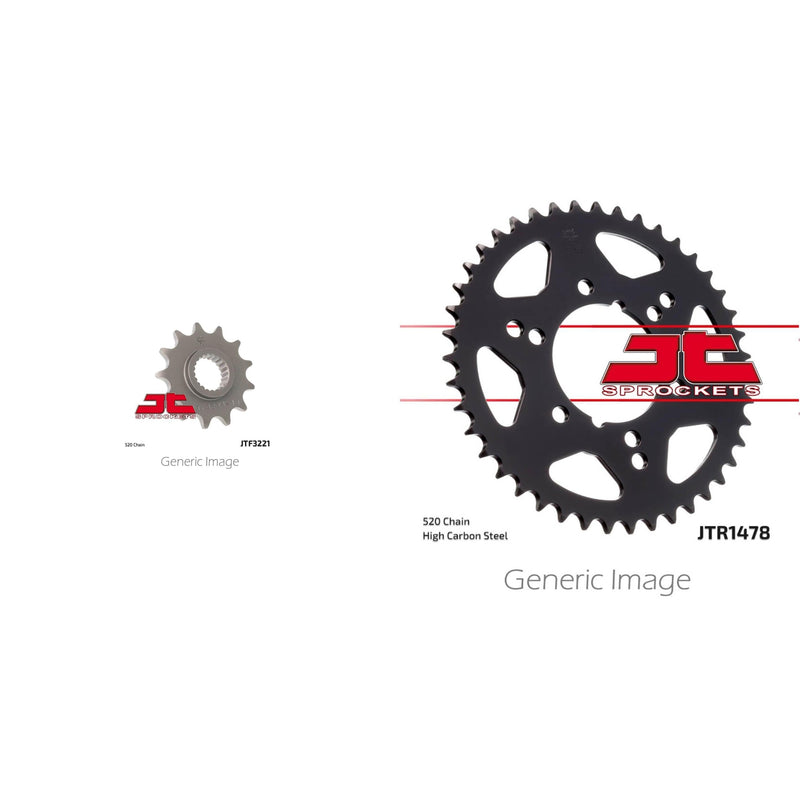 Load image into Gallery viewer, Front &amp; Rear Steel Sprocket Kit for ATV/UTV POLARIS 250 Trailblazer 1990-1994
