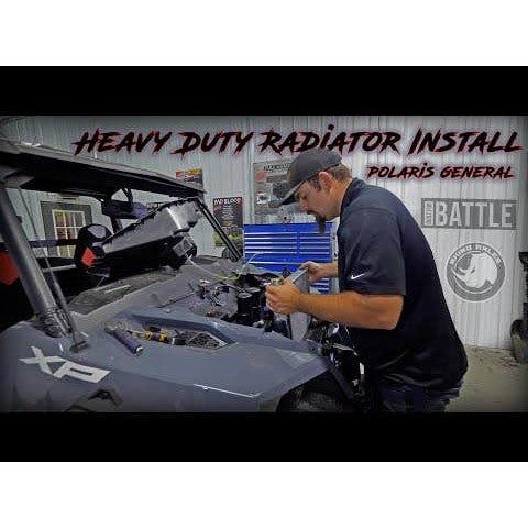 SuperATV Polaris General Heavy-Duty Radiator HDR-1-80-01