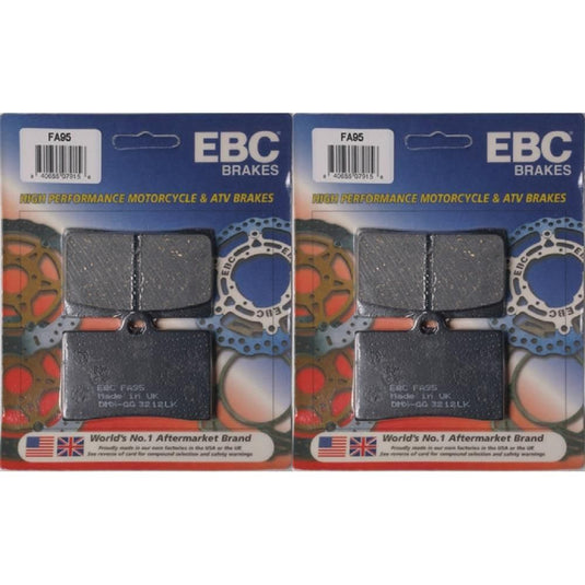EBC Brake Pad Kit FA95 for Laverda 668 Diamante/Ghost/Strike 1996-1998