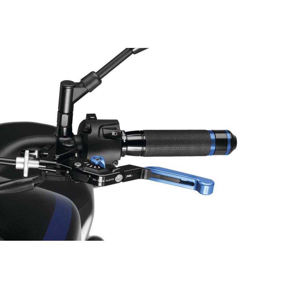 Puig 3.0 Clutch Lever Extendable Foldable Black/Blue - 24ANA