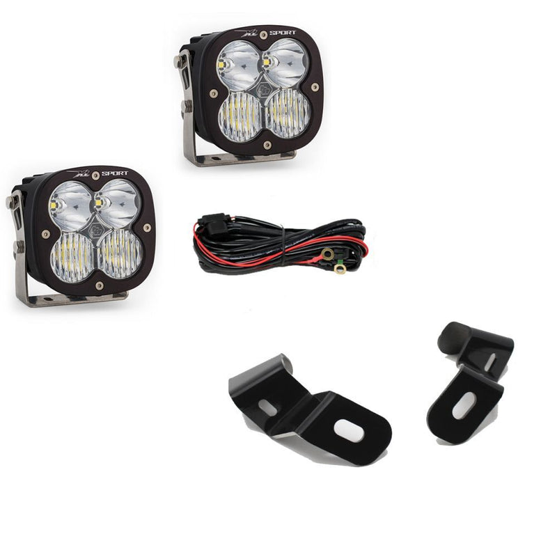 Load image into Gallery viewer, Baja Designs A-Pillar Light Kit Pair XL Sport Series Driving/Combo Pattern Clear Lens 448036
