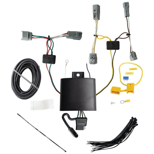 T-One T-Connector Harness, 4-Way Flat, w/Circuit Protected ModuLite HD Module fits Select Toyota Corolla Cross (without LED Tail Lights)