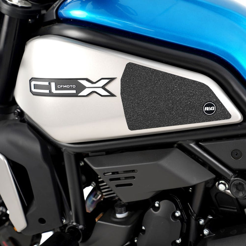Load image into Gallery viewer, R&amp;G Racing Black Tank Traction Grips For 2021-2024 CF-Moto 700CL-X Heritage
