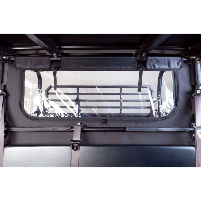 Seizmik Soft Rear Windshield & Dust Panel For Kawasaki Mule Pro FX/FXT 50-04028