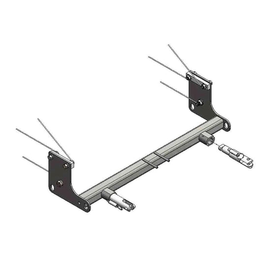 Blue Ox Ascent (7,500 lb) Tow Bar & Baseplate Combo fits 2007-2018 Jeep Wrangler/Wrangler Unlimited (JK) (All Models w/ Standard Bumper) (No JL) Includes Towed Vehicle Light Wiring Kit