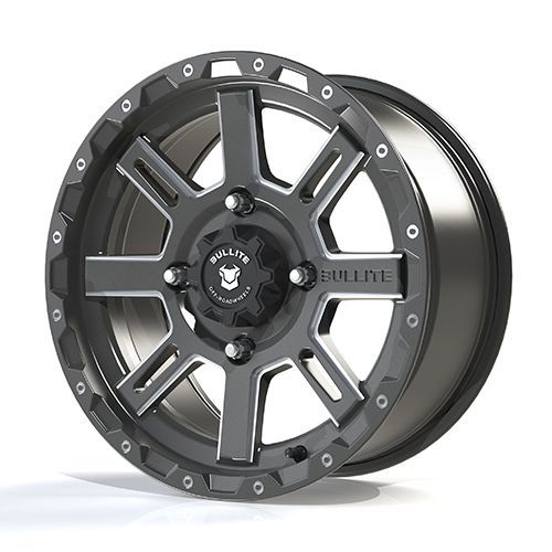 Load image into Gallery viewer, Bullite Set of 4 Lancer Wheel 15X7.0 Black 4/137 5+2

