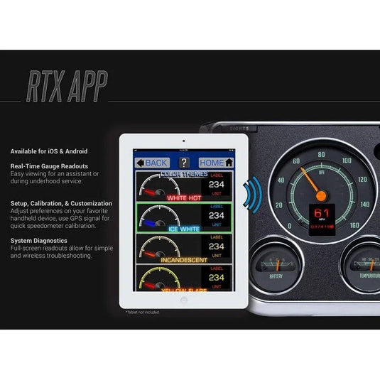 Dakota Digital 1963-1965 Chevrolet Nova RTX Analog Gauge kit RTX-63C-NOV-X
