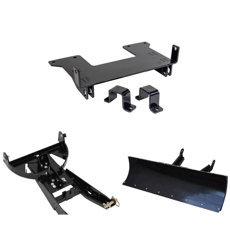 Load image into Gallery viewer, Denali Black UTV Snow Plow Kit For Honda Pioneer 700-4 SXS700M4 2014-2021
