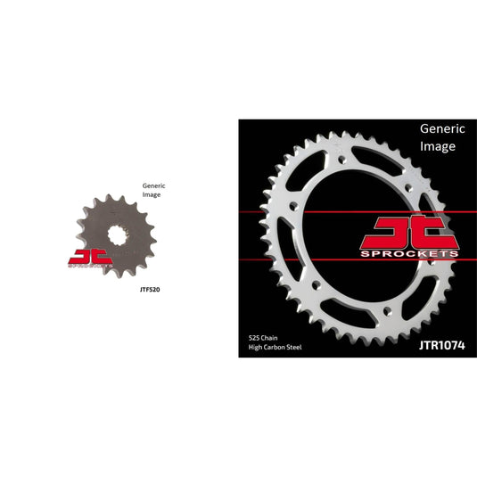 Front & Rear Sprocket Kit for Street HYOSUNG GT650 Comet 2004-2009