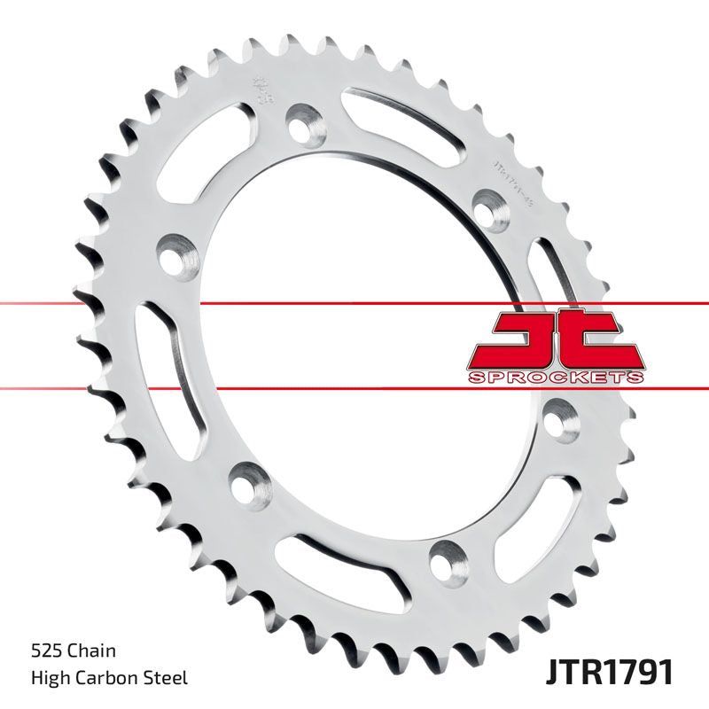 Load image into Gallery viewer, JT Sprockets Rear Steel Sprocket 43 Tooth 43T 525 Chain JTR1791.43
