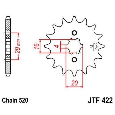 Load image into Gallery viewer, Front &amp; Rear Sprocket Kit for YAMAHA BW200 N,S,T,U 85-88 JT Sprockets

