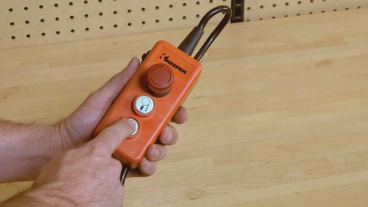 Keeper (KAC15042) 110/120 Volt AC Electric Wire Rope Winch, 1,500 lbs. Single Line Pull