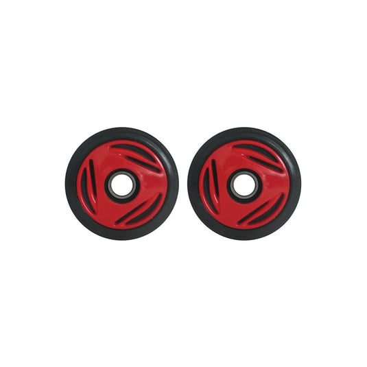 Front Rail Viper Red Idler Wheels Kit BOMBARDIER/SKI-DOO Mach 1,Mach Z 1996-2003