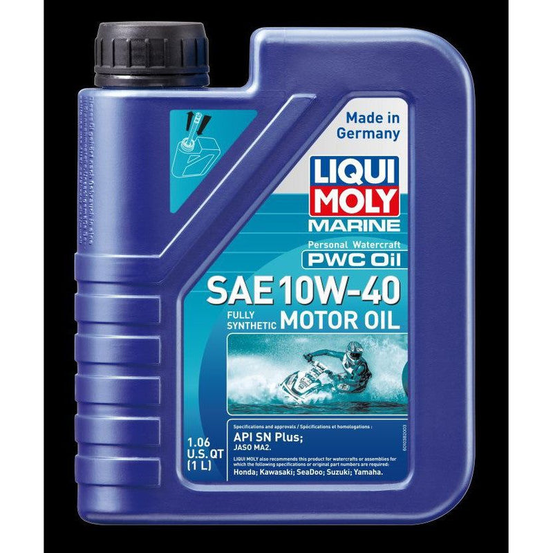Load image into Gallery viewer, Liqui Moly 1L PWC SAE 10W40 Marine Motor Oil 20528
