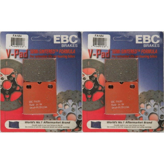 EBC Brake Pad Front Kit FA18V for BMW R80 TIC 1980-1985