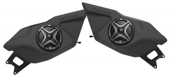 Load image into Gallery viewer, SSV Works Front 6.5&quot; Speaker Pods With Grey Grilles For Polaris RZR Pro XP 20-22
