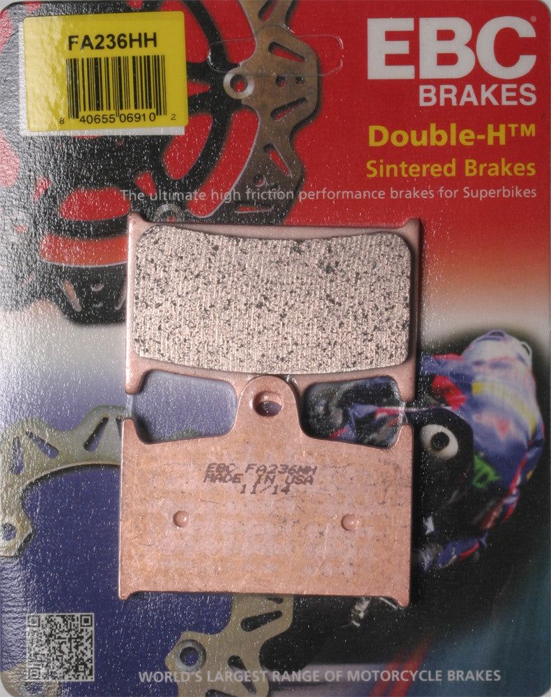 Load image into Gallery viewer, EBC 1 Pair Sintered HH Race Formula Brake Pads MPN FA236HH
