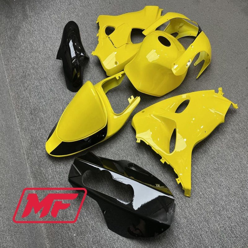 Load image into Gallery viewer, Monster Fairings Full Kit Suzuki TL1000R 98-03 Gloss Yellow &amp; Black + Windshield + Gas Tank Cover
