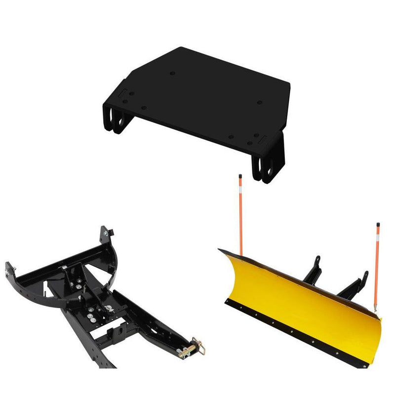 Load image into Gallery viewer, Denali Black UTV Snow Plow Kit For Can-Am Maverick Sport 1000 2018-2021
