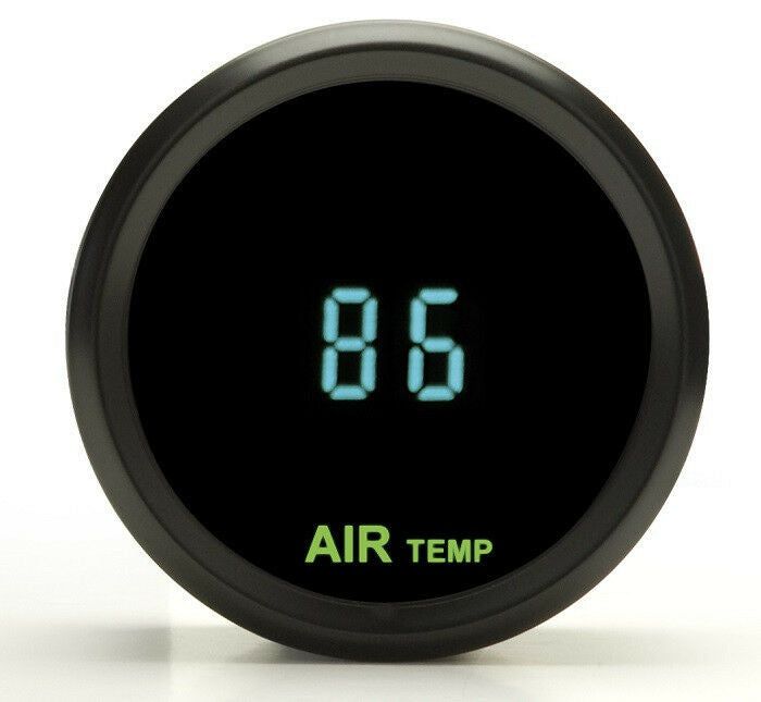 Load image into Gallery viewer, Dakota Digital Odyssey Chrome 2-1/16&quot; Amp Temperature Gauge With Teal Display
