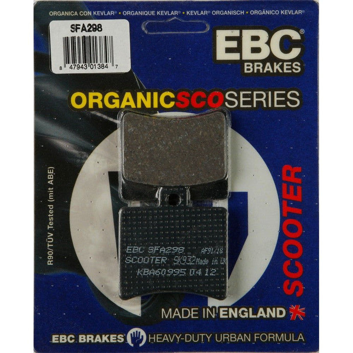 EBC 1 Pair Premium SFA Organic OE Replacement Brake Pads MPN SFA298