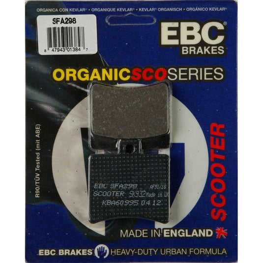 EBC 1 Pair Premium SFA Organic OE Replacement Brake Pads MPN SFA298