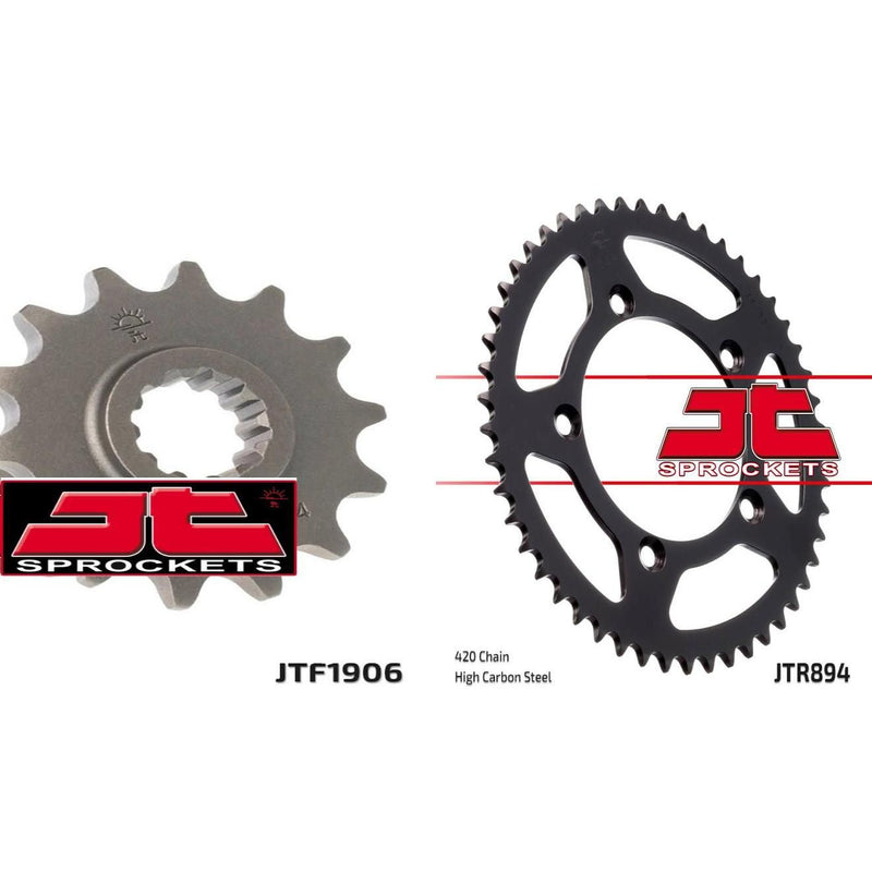 Load image into Gallery viewer, Front &amp; Rear Sprocket Kit for KTM 65 SX 12-16 JT Sprockets
