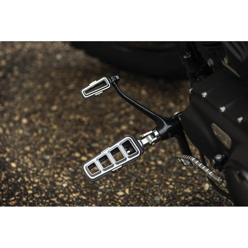 Load image into Gallery viewer, Kuryakyn Dillinger Footpegs With Male Mount Adaptor Silver
