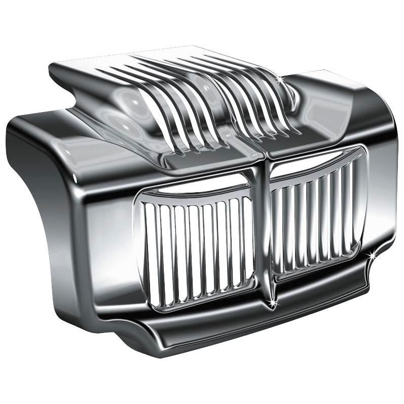 Load image into Gallery viewer, Harley-Davidson FLHX Street Glide 2011-2014Oil Cooler Cover Chrome by Kuryakyn
