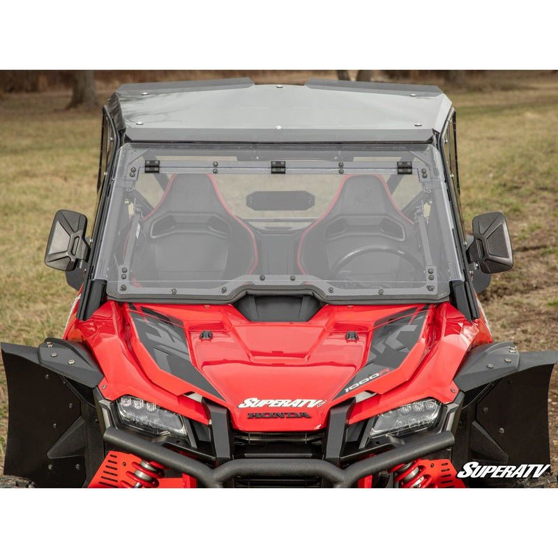 Load image into Gallery viewer, SuperATV Honda Talon 1000 MaxDrive Power Flip Windshield PFWS-H-TAL-70

