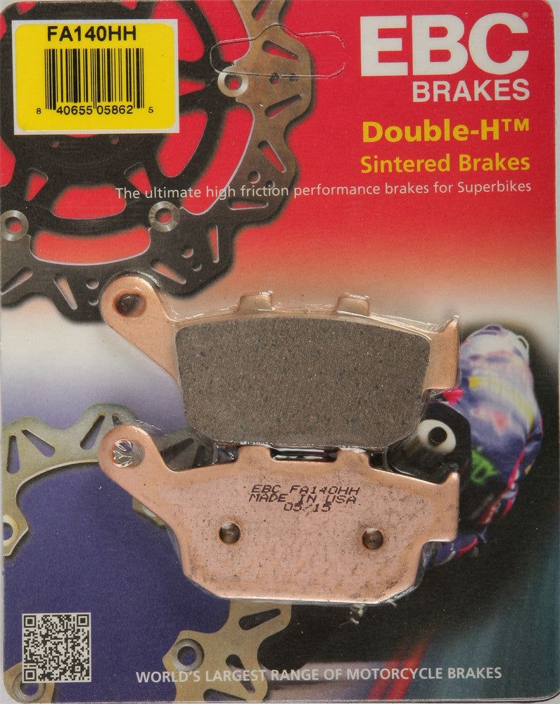 Load image into Gallery viewer, EBC 1 Pair Sintered HH Race Formula Brake Pads MPN FA140HH
