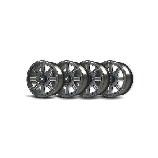 Bullite Set of 4 Lancer Wheel 15X7.0 Black 4/137 5+2