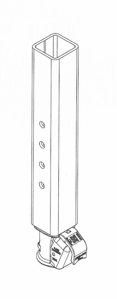 Load image into Gallery viewer, Demco EZ-Latch Gooseneck Coupler - Square Inner Tube - fits 2-5/16" Ball - 30,000 lb. GTW (DM43KV) - Made in USA
