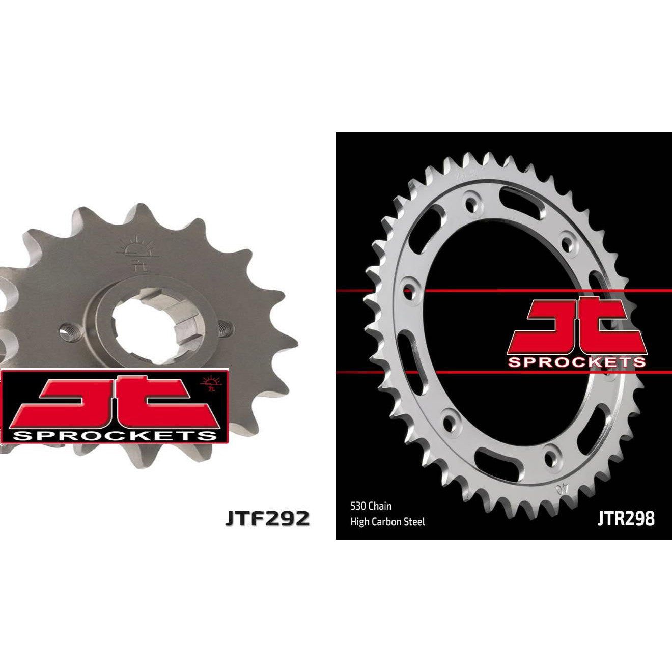 Front & Rear Sprocket Kit for HONDA NS400 R-NC19 85-88 JT Sprockets