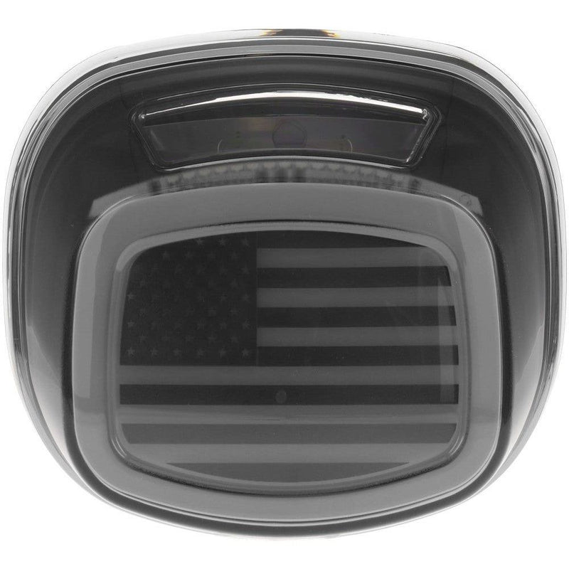 Load image into Gallery viewer, Kuryakyn Tracer Smoke US Flag LED Taillights with License Light 2926
