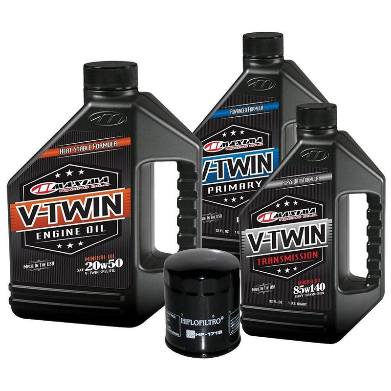 Load image into Gallery viewer, Complete Engine Oil Change Kit V-Twin Harley Davidson Twin Cam, 6 quart HF171B
