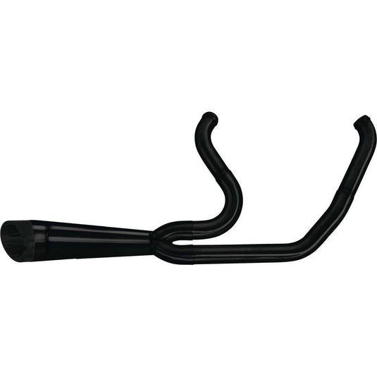 Two Brothers Racing 2-Into-1 Black Turnout Racing Exhaust 005-5120199-B