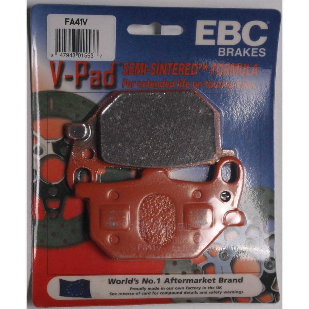 EBC 1 Pair V-Pad Semi-Sintered Touring Brake Pads MPN FA41V