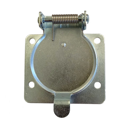 7-Way RV Style Flat Blade Metal Car End Socket