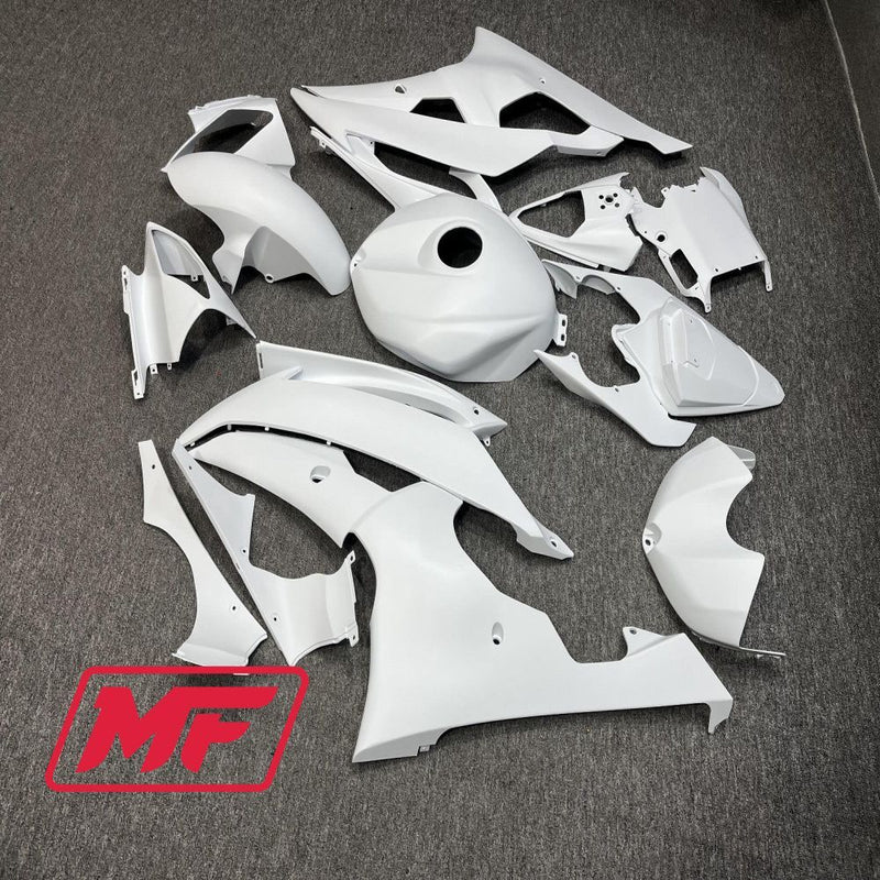 Load image into Gallery viewer, Monster Fairings Full Kit Yamaha R6 08-16 Matte White + Windshield + Gas Tank Cover
