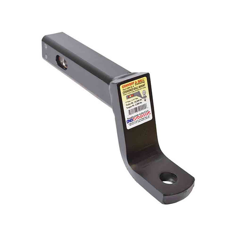 Load image into Gallery viewer, Cushioned Ball Mount fits 2&quot; Receiver Hitch - 4&quot; Drop - 2&quot; Rise - 10,000 lb. Tow Capacity
